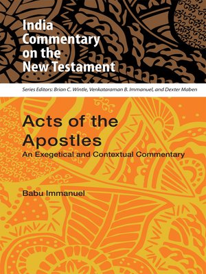 cover image of Acts of the Apostles